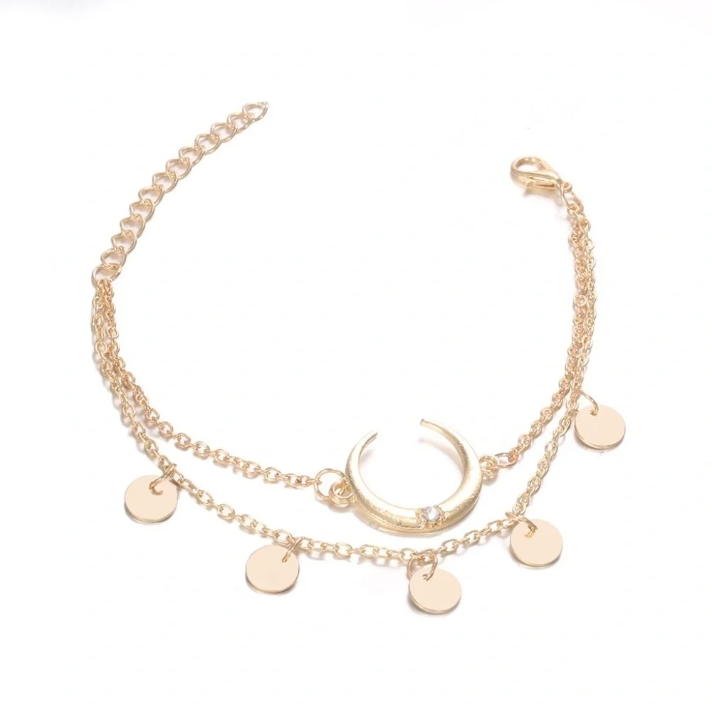 *DALEYZA* 2-Pc Gold Crescent Fashion Bracelet Set